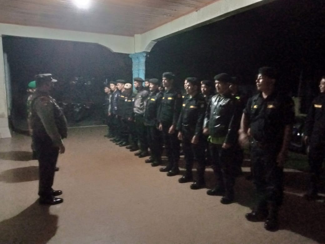 Patroli KAMTIBMAS Anggota Sat Linmas Nagari Mungo