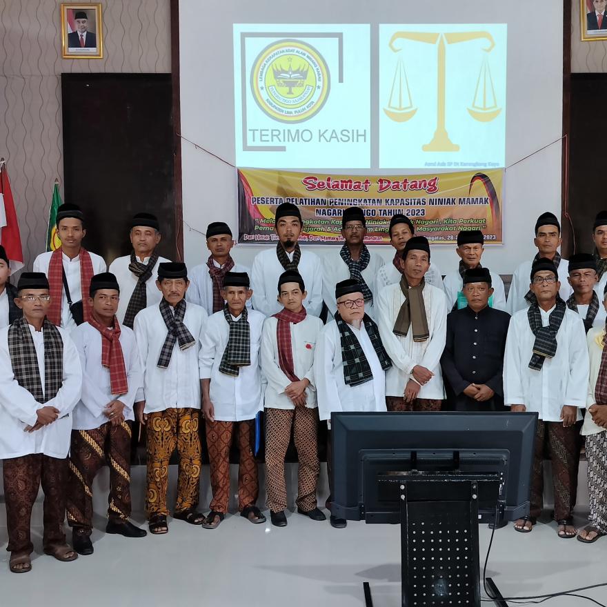 Nagari Mungo Laksanakan Peningkatan Kapasitas Niniak Mamak