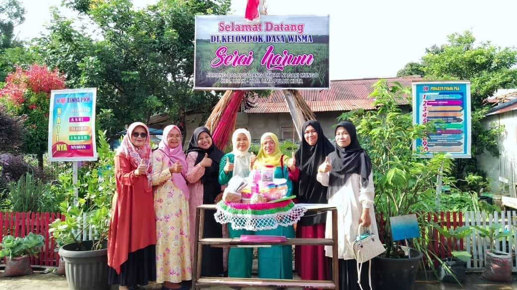 Dasawisma Serai Harum, wakili Kecamatan Luak Lomba Ketua Dasawisma Tingkat Kab. Lima Puluh Kota