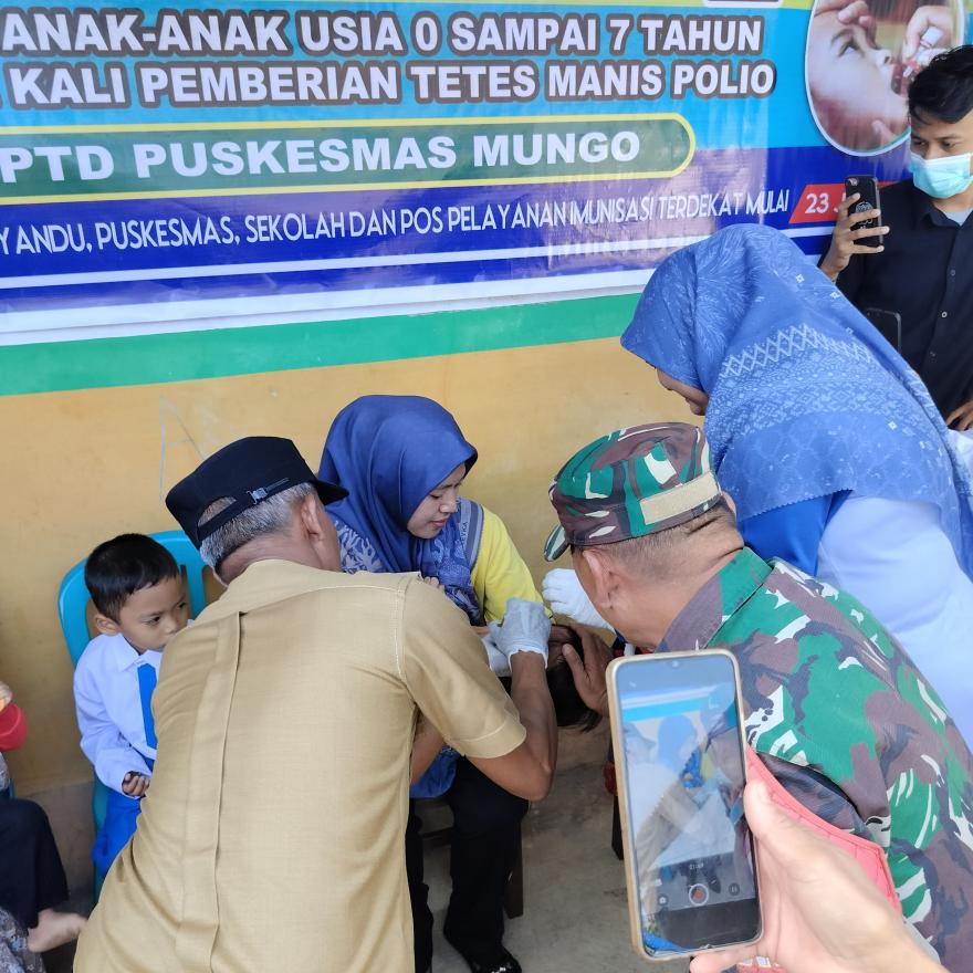 Pencanangan Pekan Imunisasi Nasional (PIN) Polio Tingkat Kecamatan Luak